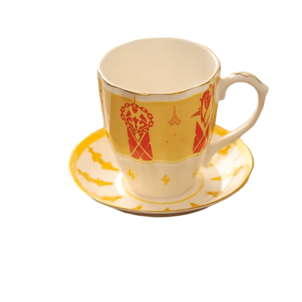 Anime Arknights Tea Cup And Saucer Set