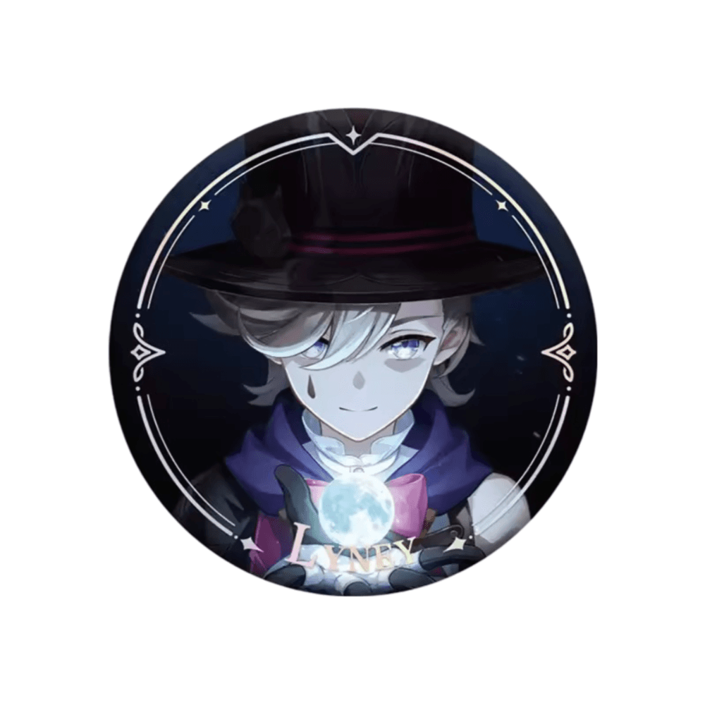 Anime Genshin Impact Lyney Original Authentic Badge