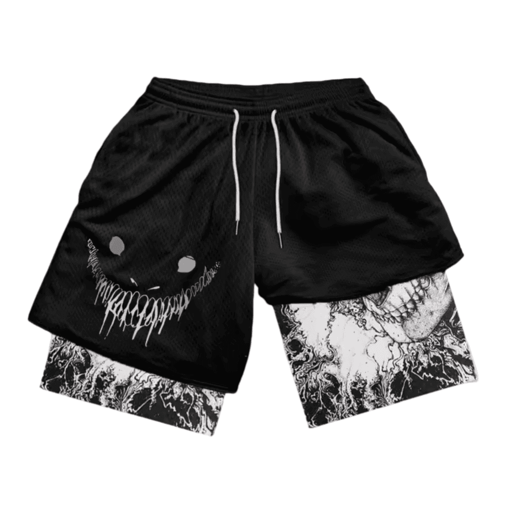 Anime Naruto Polyester Gym Shorts