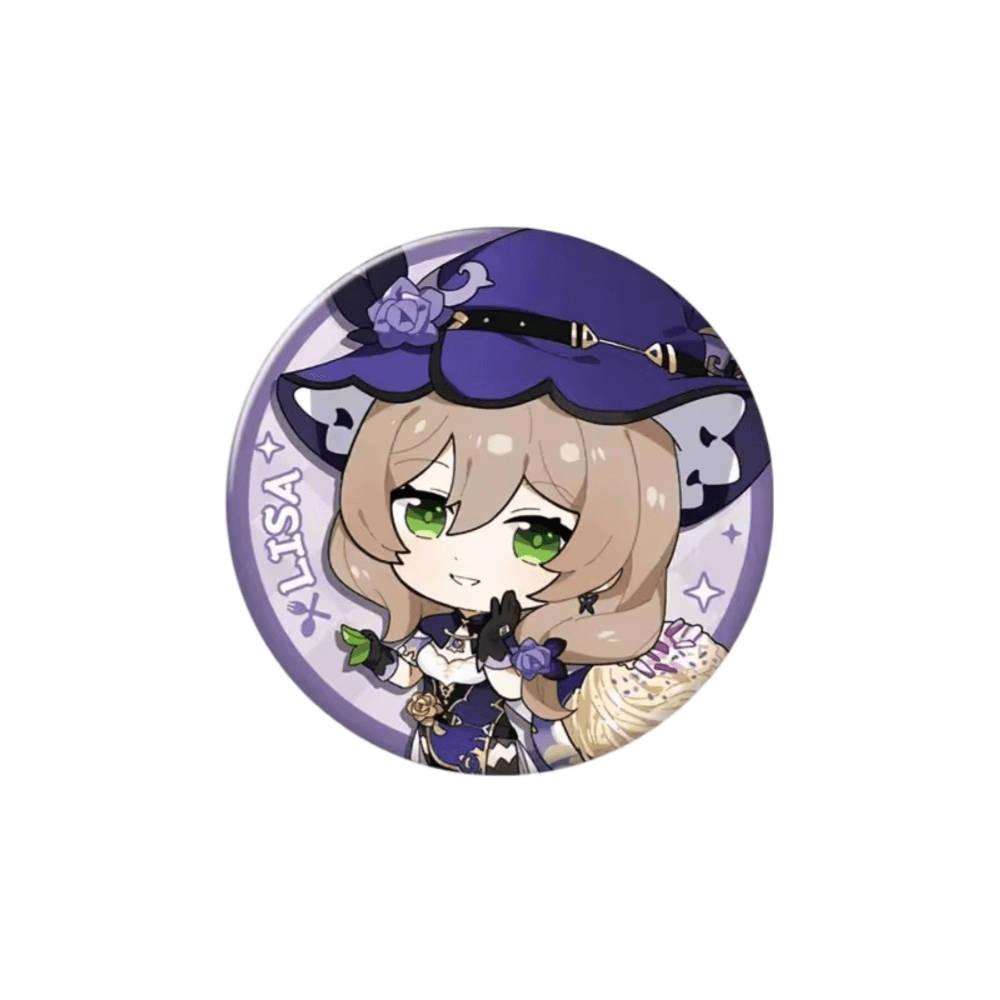 Genshin Impact Lisa Anime Badge