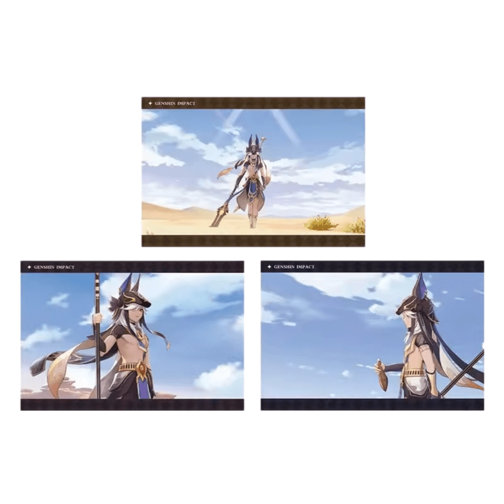 Anime Cyno Genshin Impact PV Series Photo Card