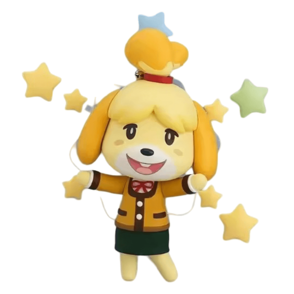 Anime Animal Crossing Isabelle Action Figure Toy — detail 1