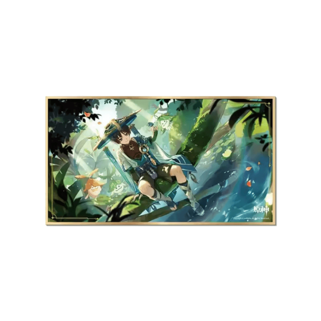 Anime Genshin Impact Wanderer Colored Paper