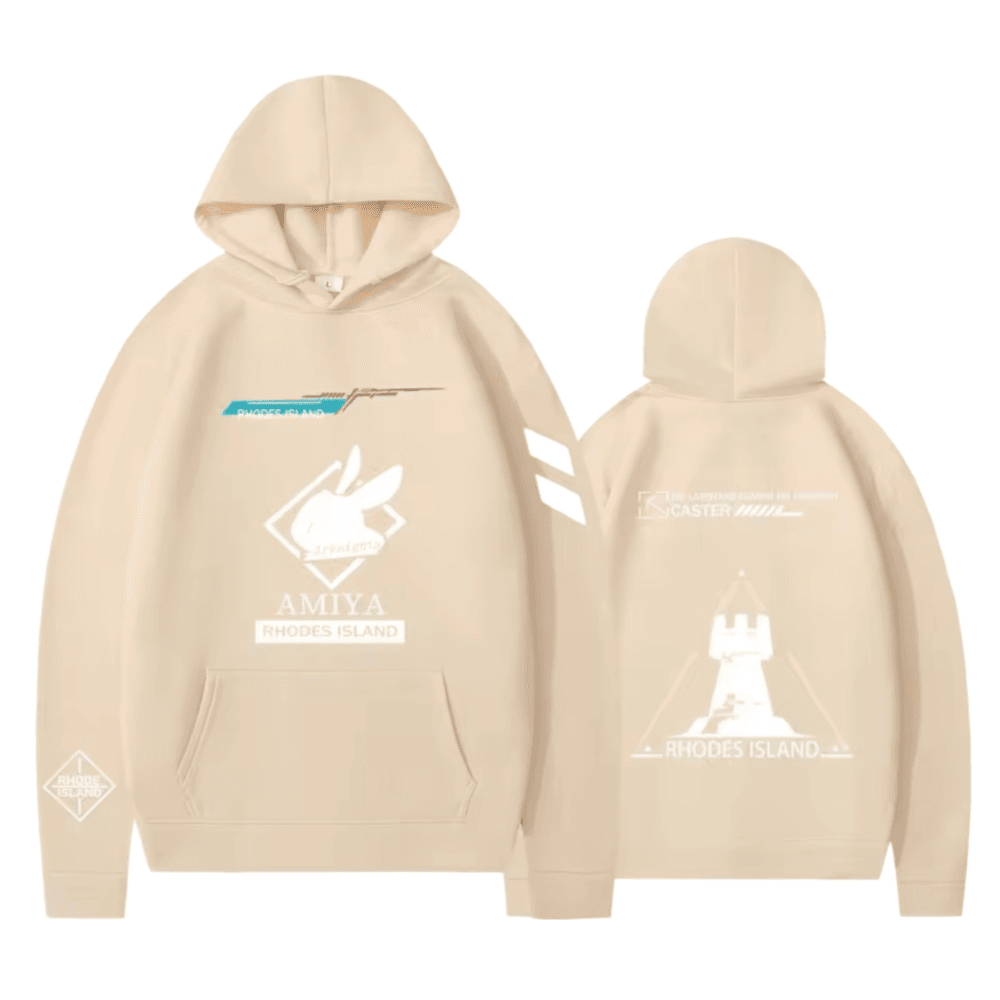 Anime Arknights Amiya Long Sleeved Hoodie — detail 1