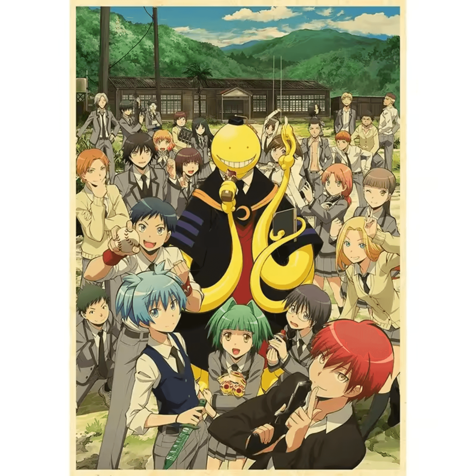 Anime Assassination Classroom Character Poster Wall Art