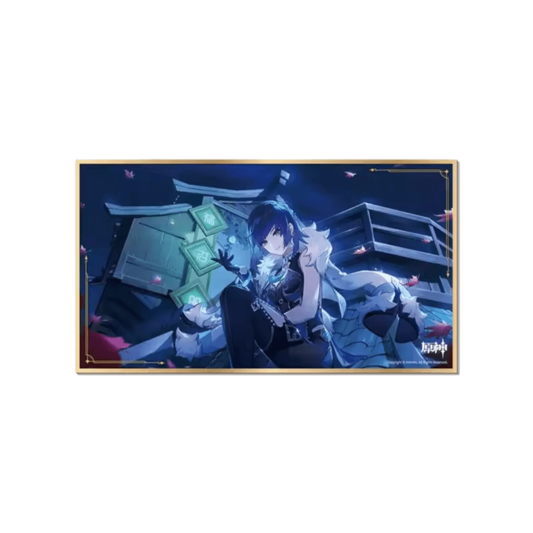 Anime Genshin Impact Yelan Colored Paper