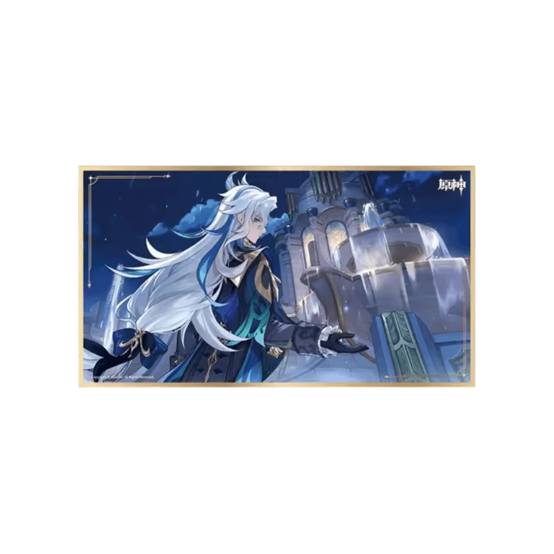 Anime Genshin Impact Neuvillette Colored Paper