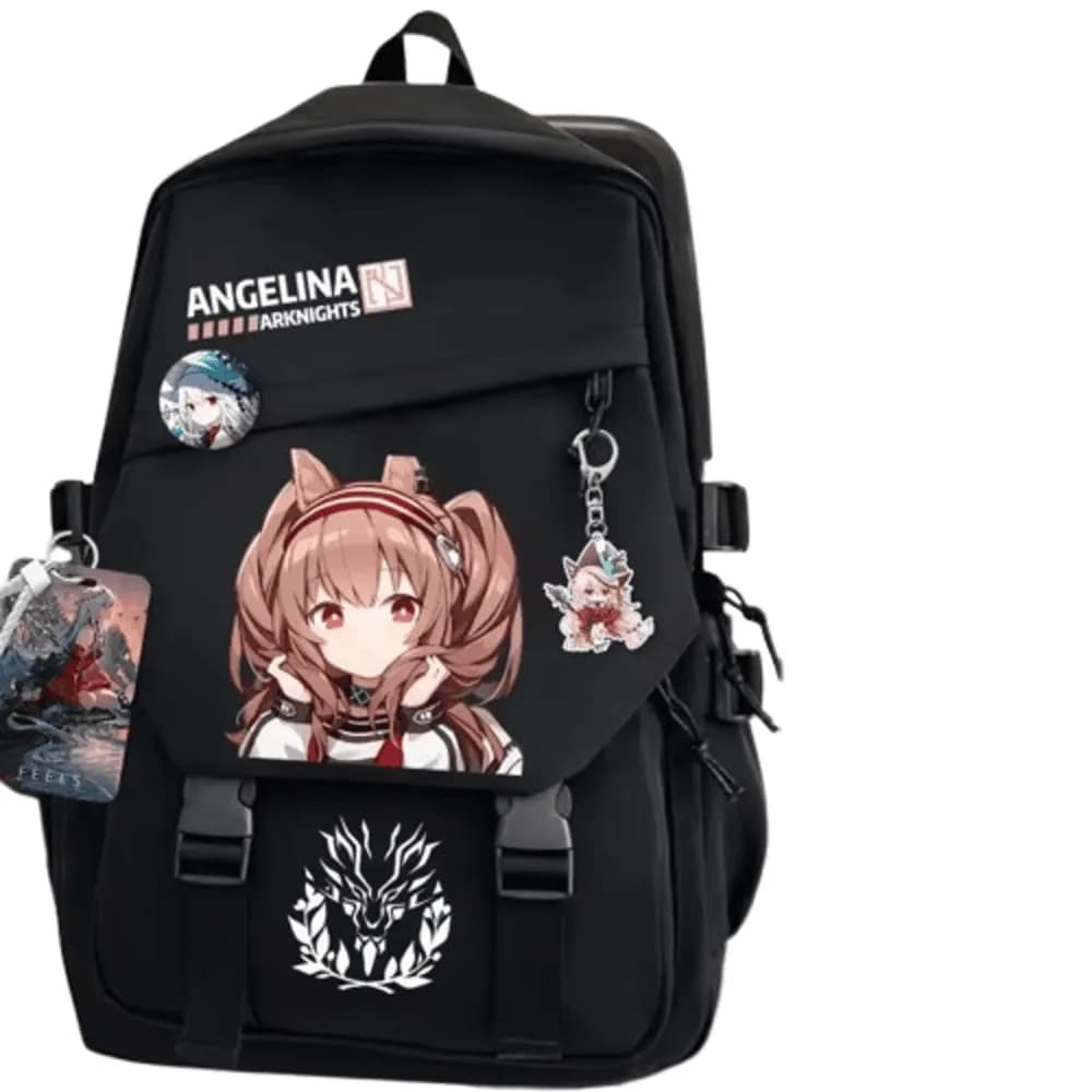 Anime Arknights Angelina School Bag