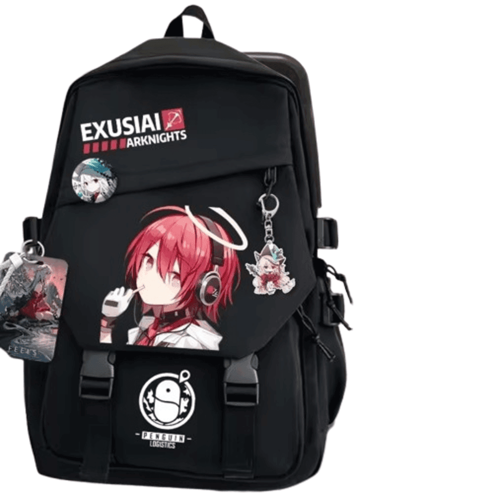 Anime Arknights Exusiai Nylon School Bag