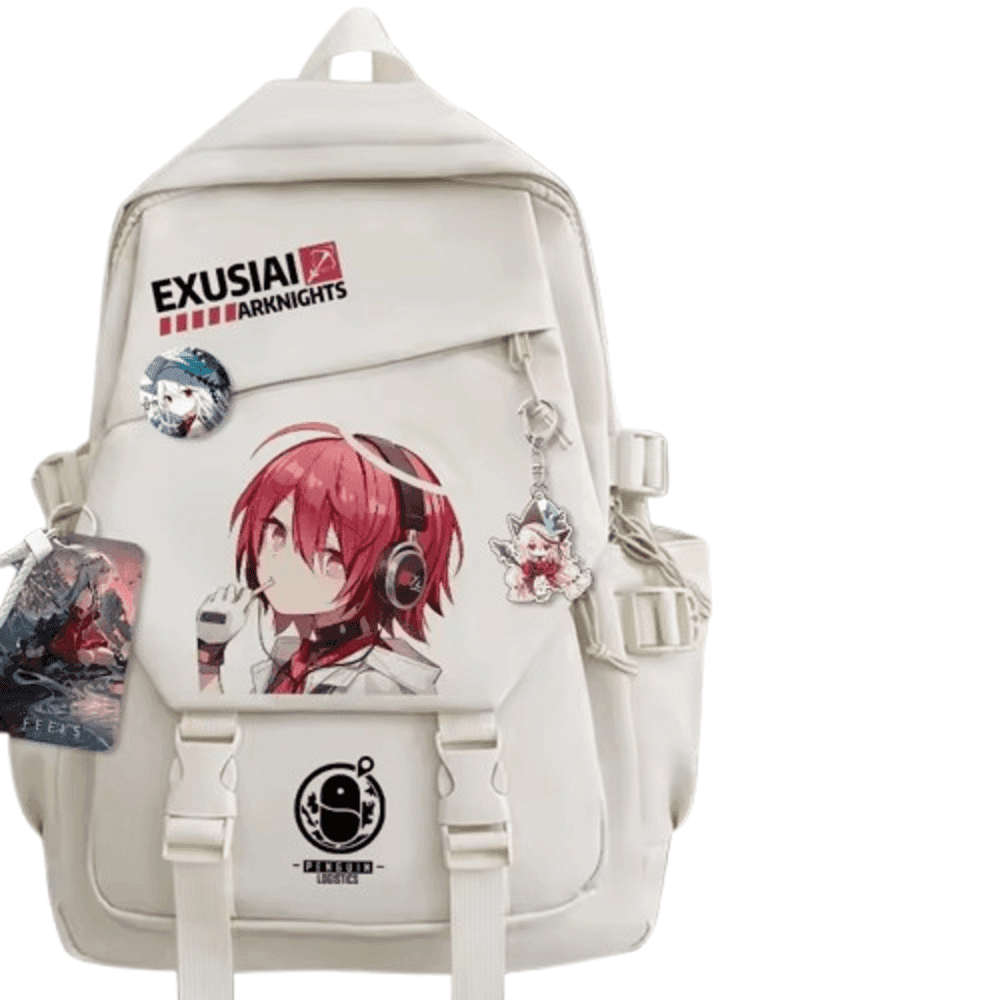 Arknights Anime Exusiai Nylon School Bag