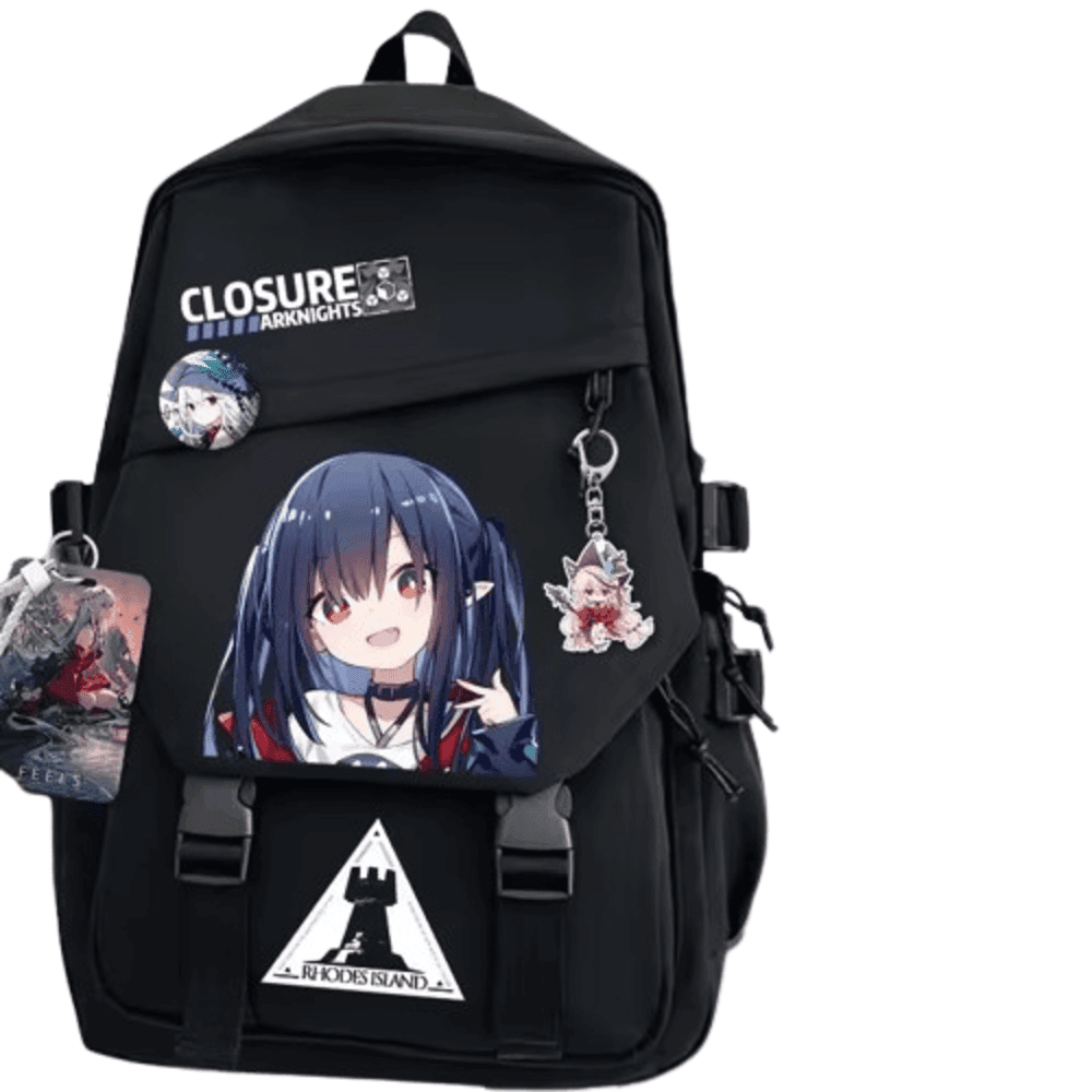 Anime Arknights Closure School Bag