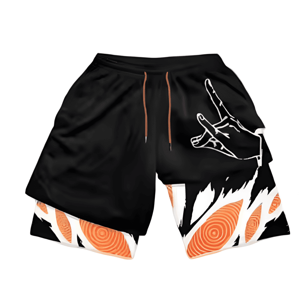 Naruto Anime Gym Shorts