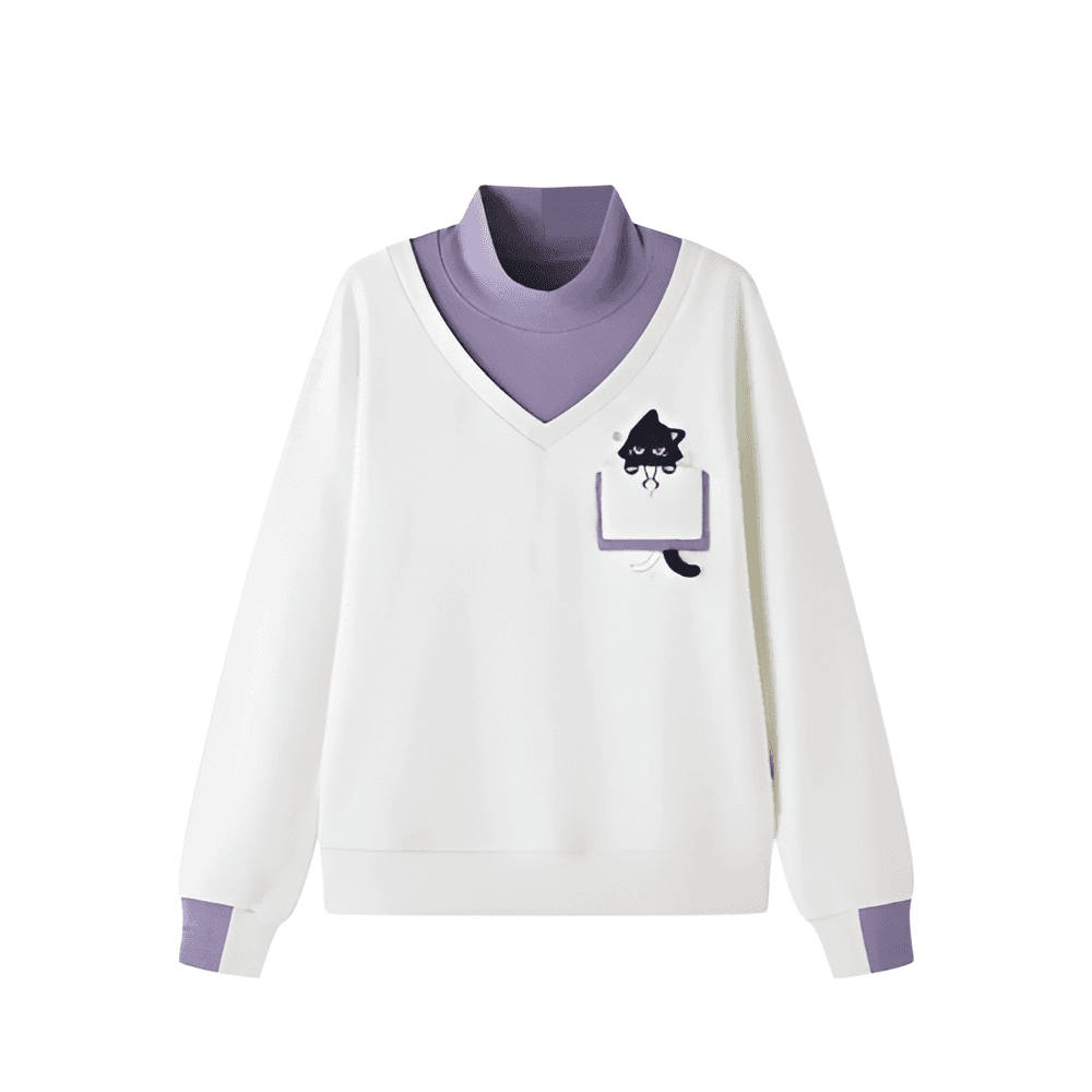 Anime Genshin Impact Wanderer Fairy Tale Cat Sweatshirt