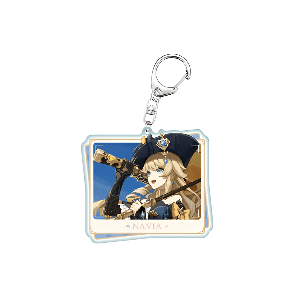 Anime Genshin Impact Navia Acrylic Keychain