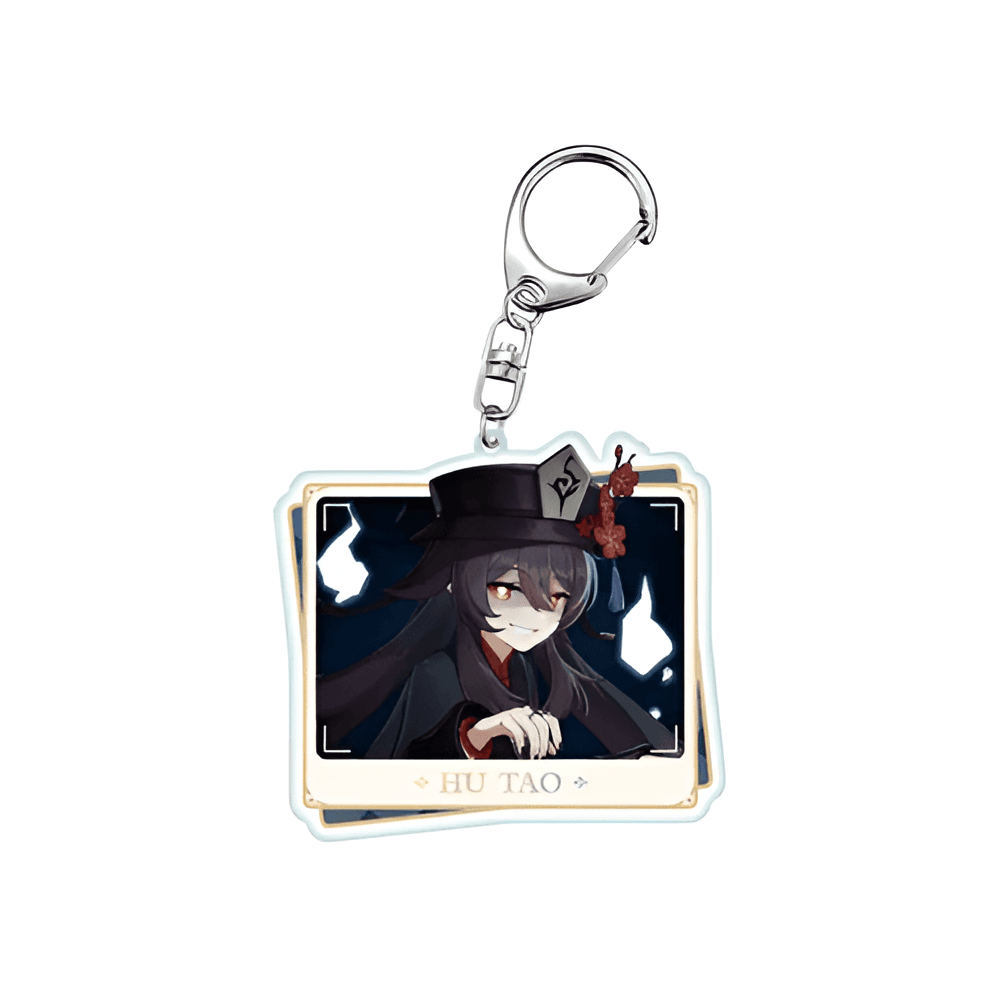Anime Genshin Impact Hu Tao Acrylic Keychain