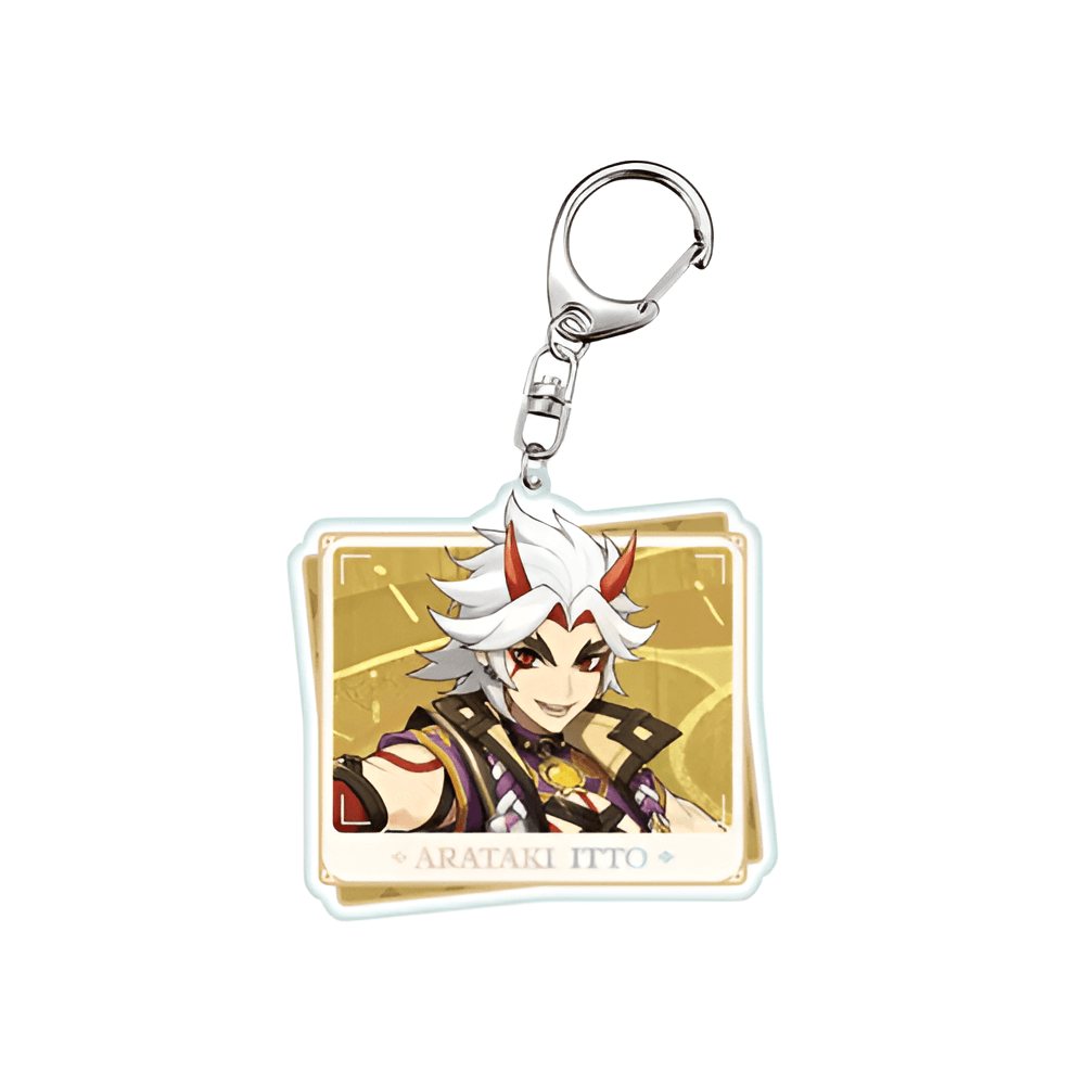Anime Genshin Impact Arataki Itto Acrylic Keychain