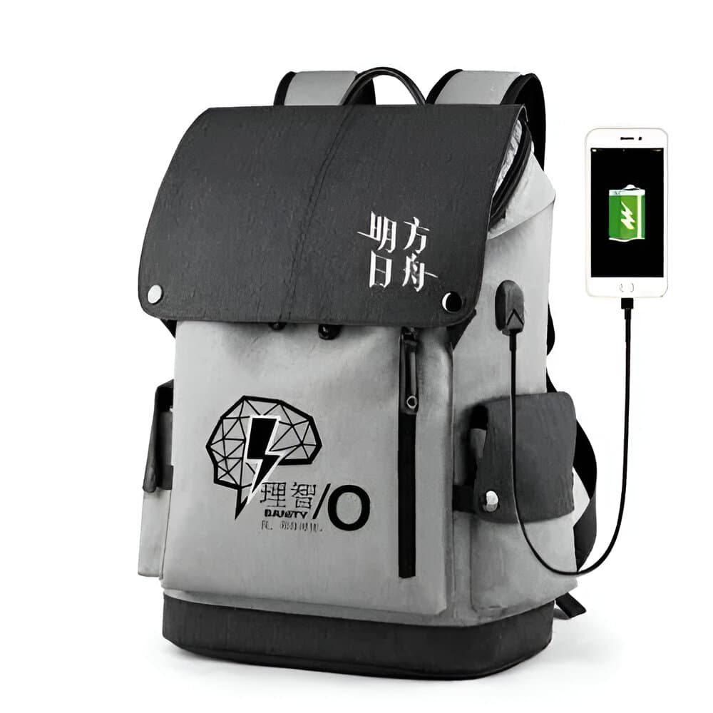 Anime Arknights Sanity USB Port Backpack