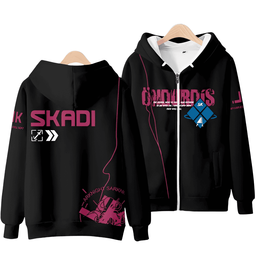 Arknights Anime Skadi 3D Printed Hoodie