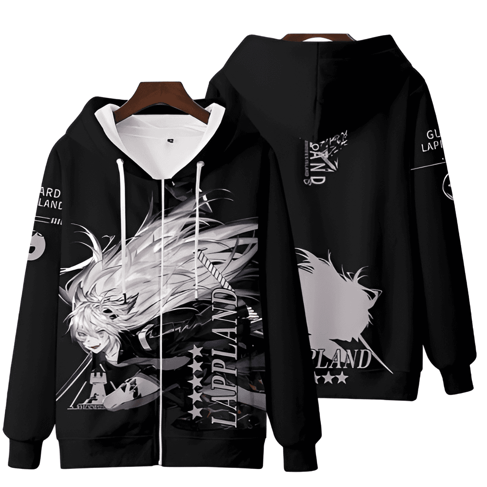 Anime Arknights Lappland Zipper Hoodie