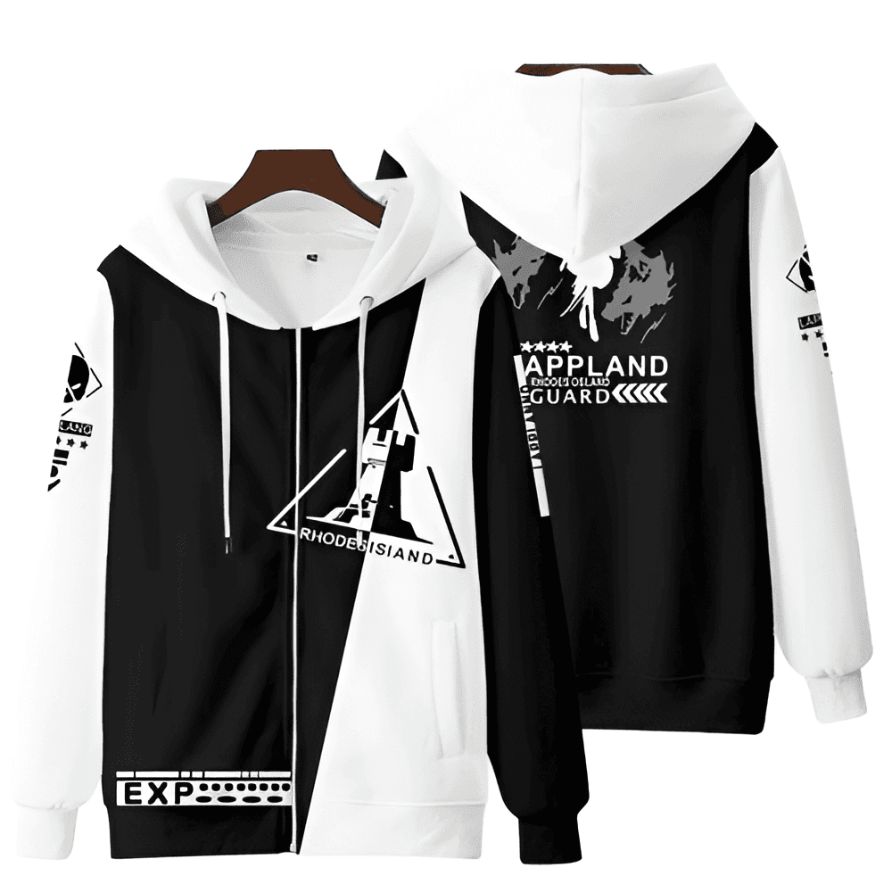 Anime Arknights Rhodes Island Zipper Hoodie