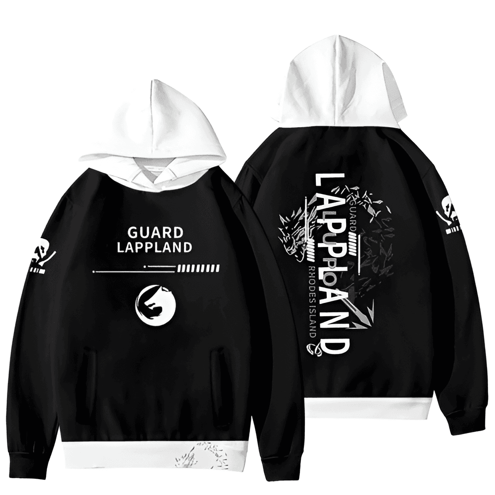 Arknights Anime Guard Lappland Pullover Hoodie