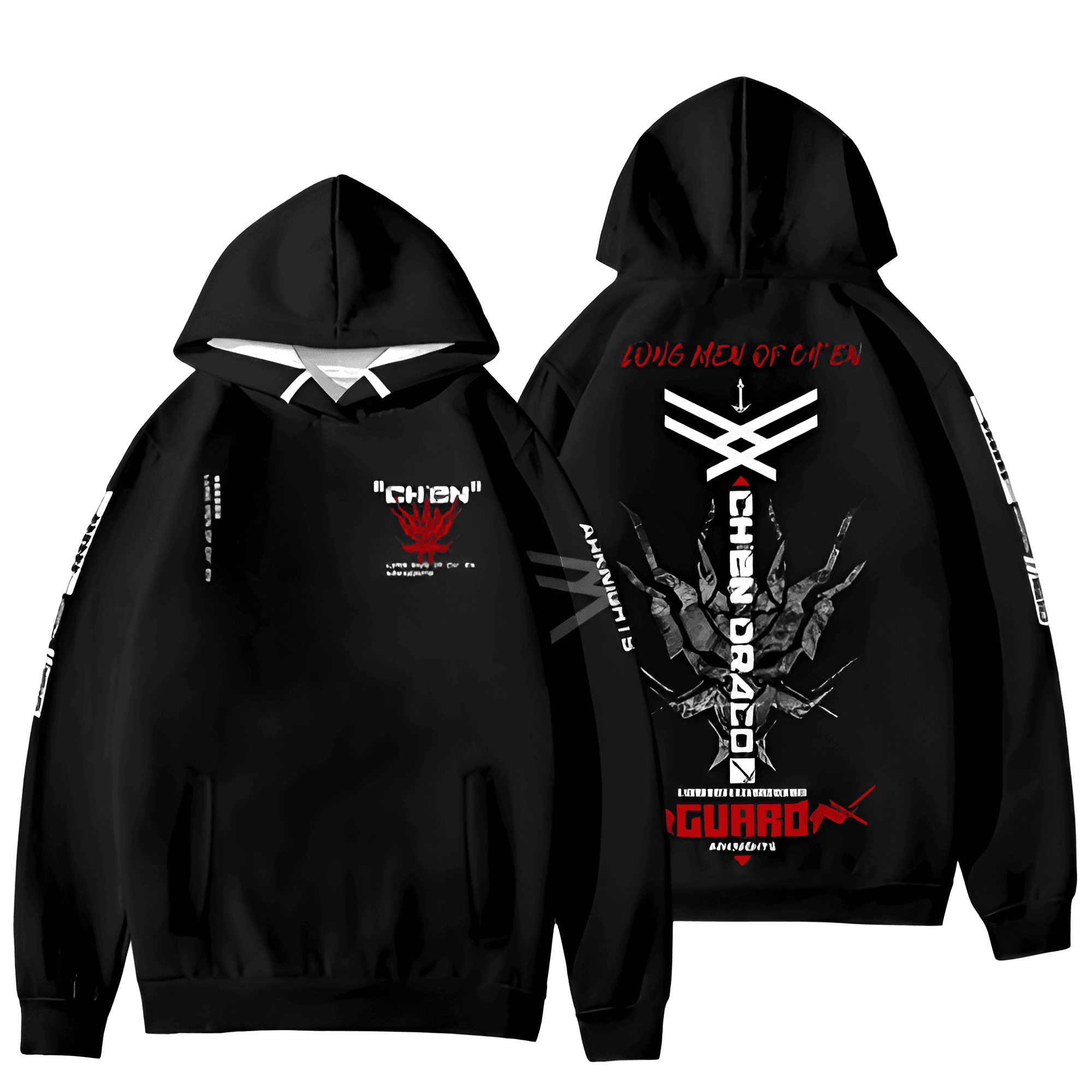 Anime Arknights Ch'en Pullover Hoodie