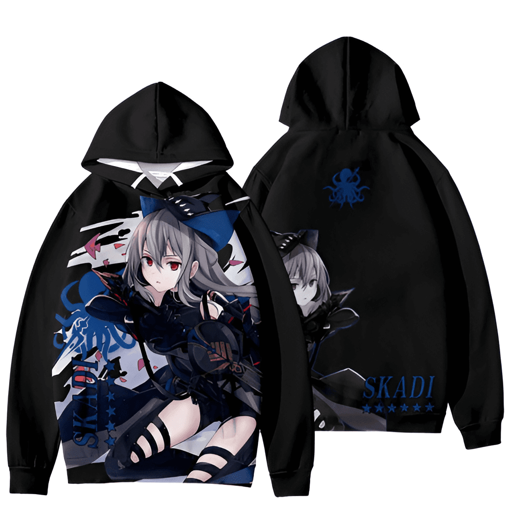 Anime Arknights Skadi Pullover Hoodie