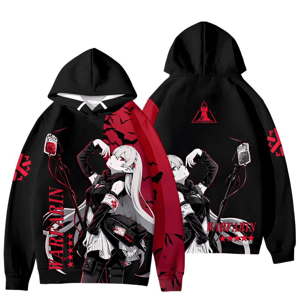 Anime Arknights Warfarin Pullover Hoodie