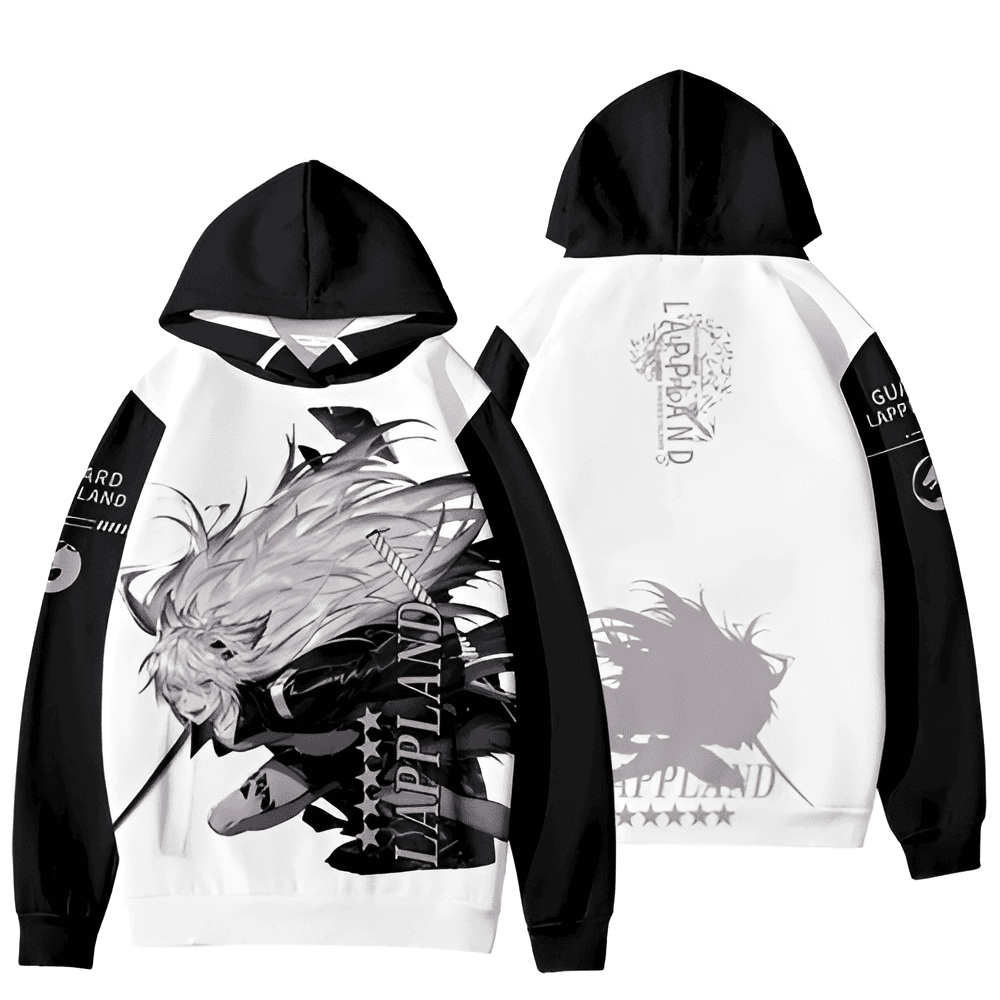 Anime Arknights Lappland Pullover Hoodie