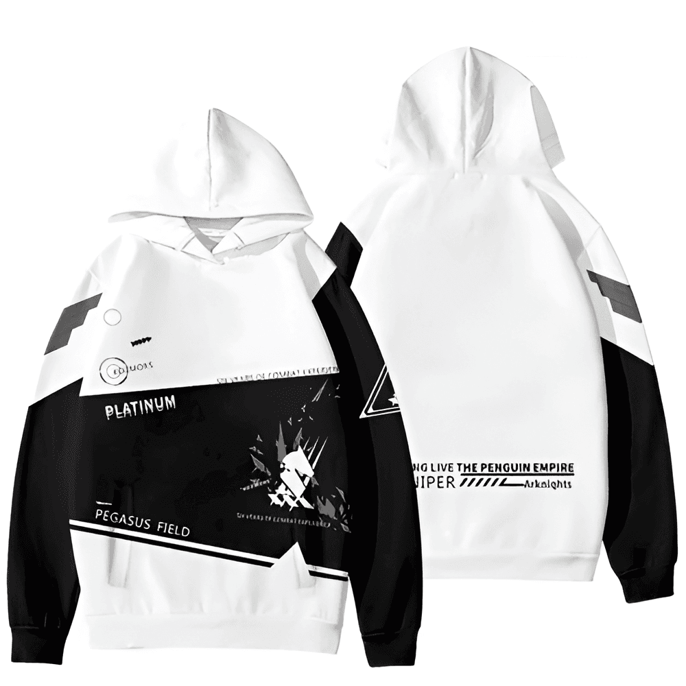 Anime Arknights Platinum Pegasus Field Pullover Hoodie