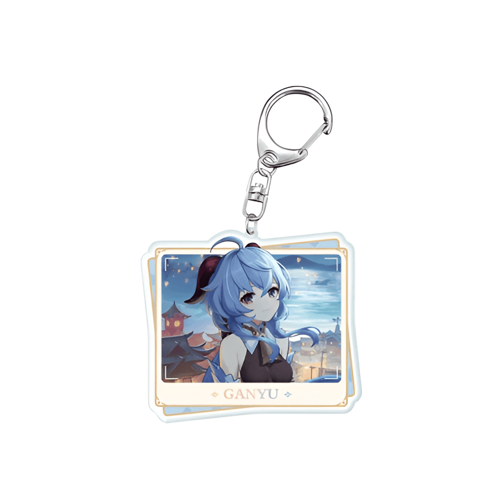 Anime Genshin Impact Ganyu Acrylic Keychain