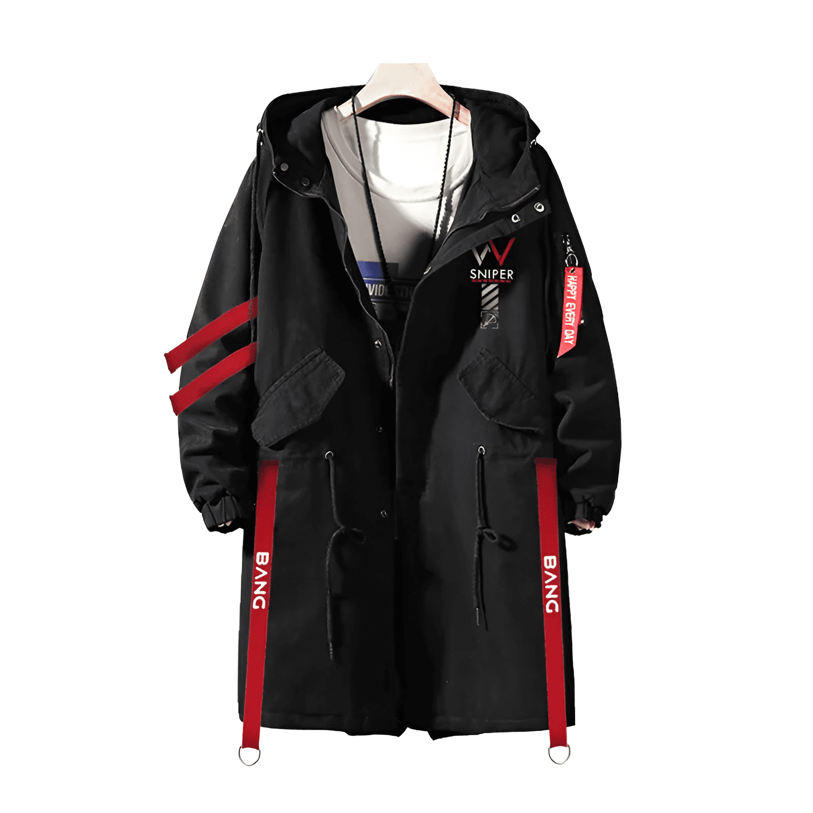 Anime Arknights W Hooded Long Wind Coat