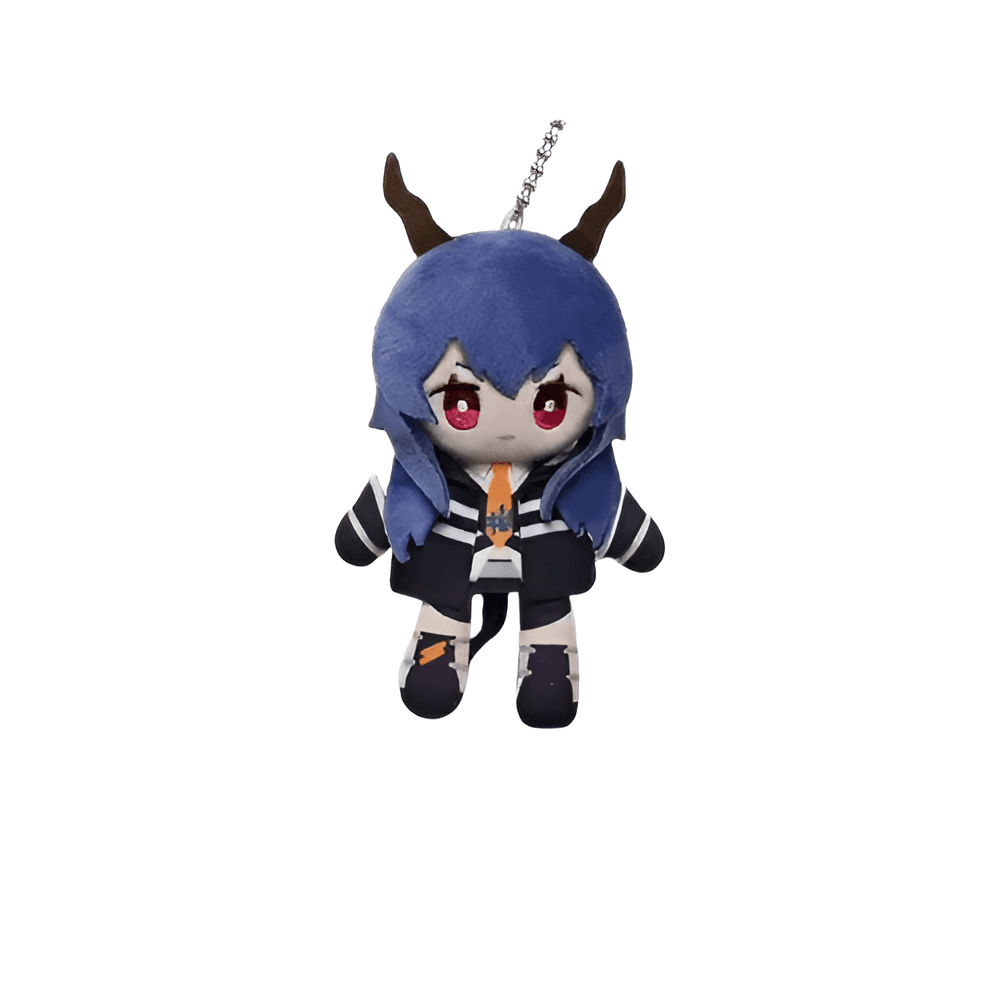 Anime Arknights Chen Plush Keychain Pendant