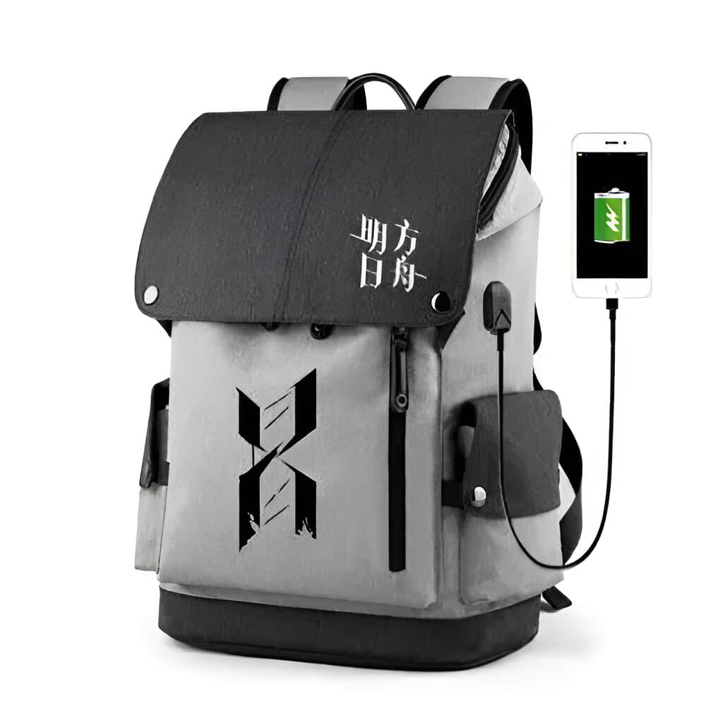 Arknights Anime Reunion Movement USB Port Backpack