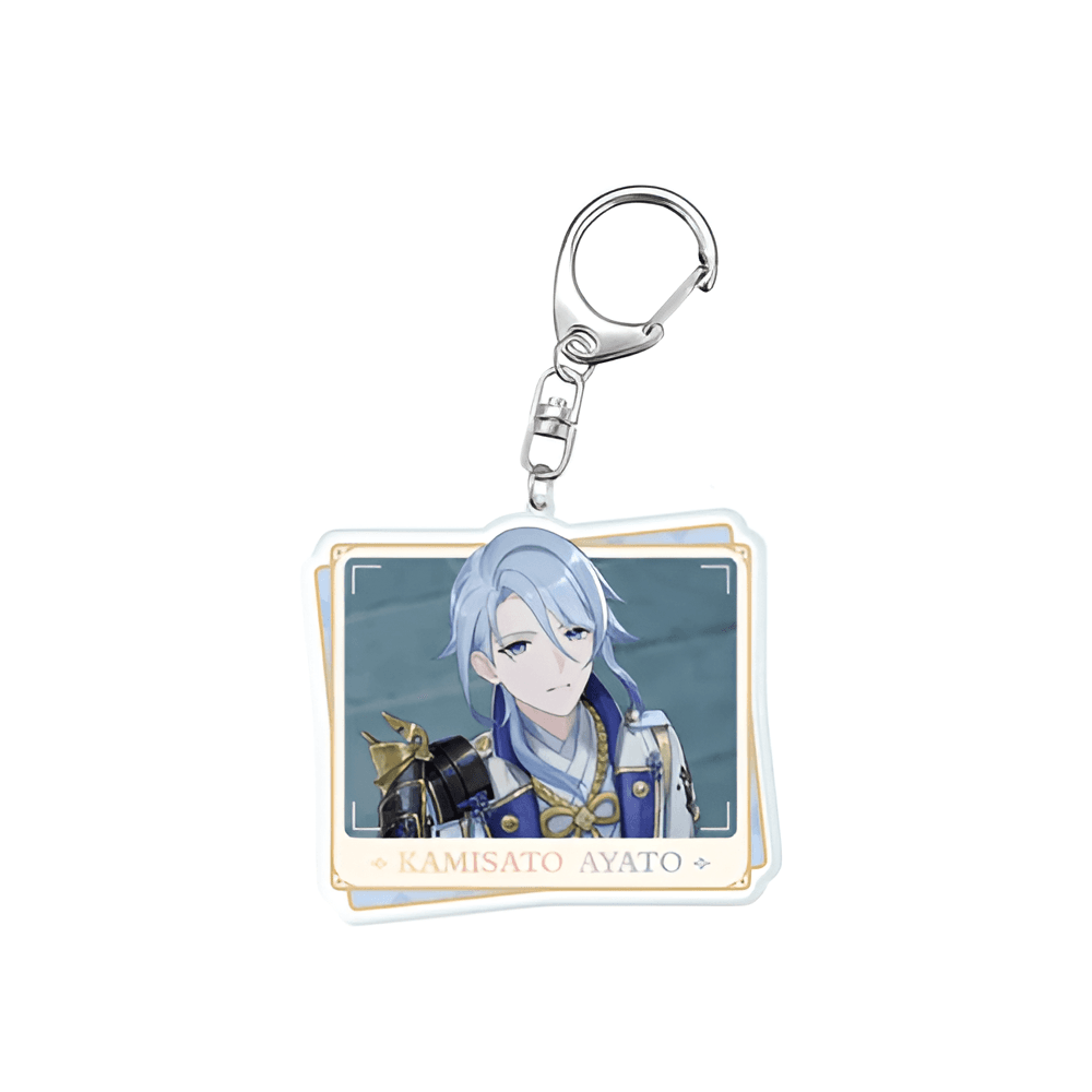 Anime Genshin Impact Kamisato Ayato Acrylic Keychain