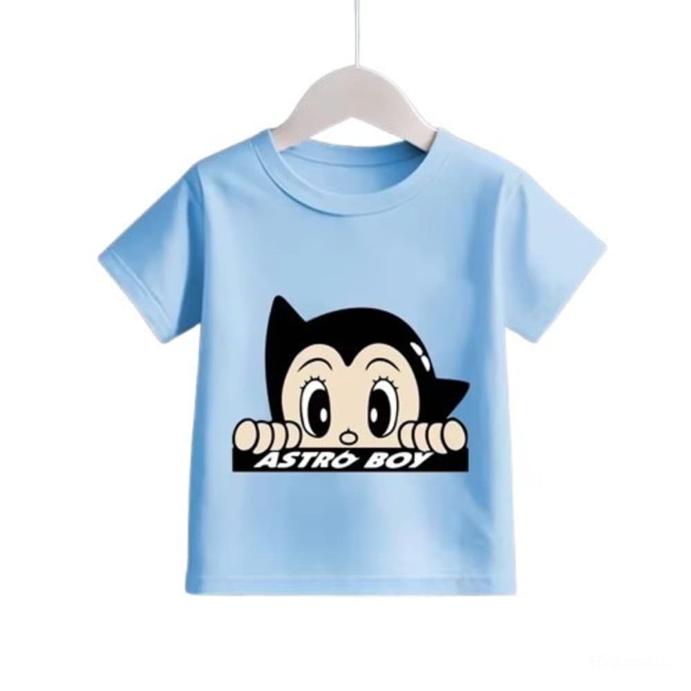 Astro Boy Anime Printed Short Sleeve Trendy T-Shirt — detail 1