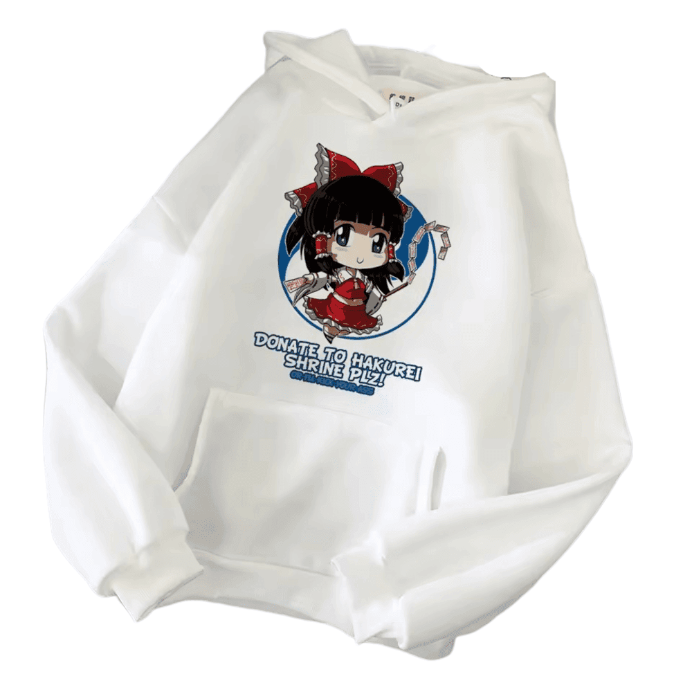 Anime Touhou Project Reimu Hakurei Polyester T-Shirt