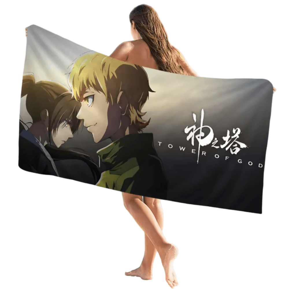 Anime Tower Of God Characters Beach Towel
