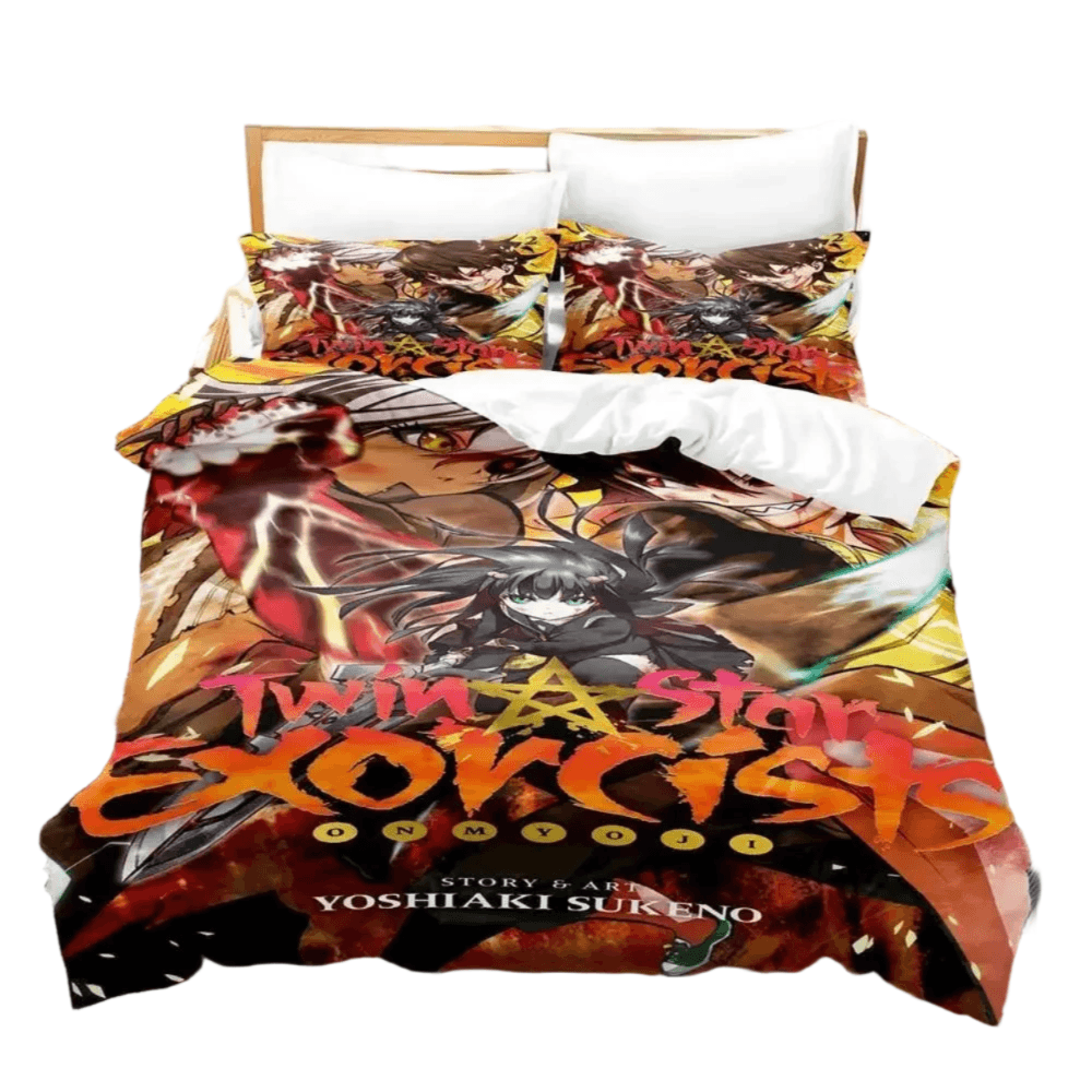 Anime Twin Star Exorcists Benio And Rokuro 3D Printed Bedding Set