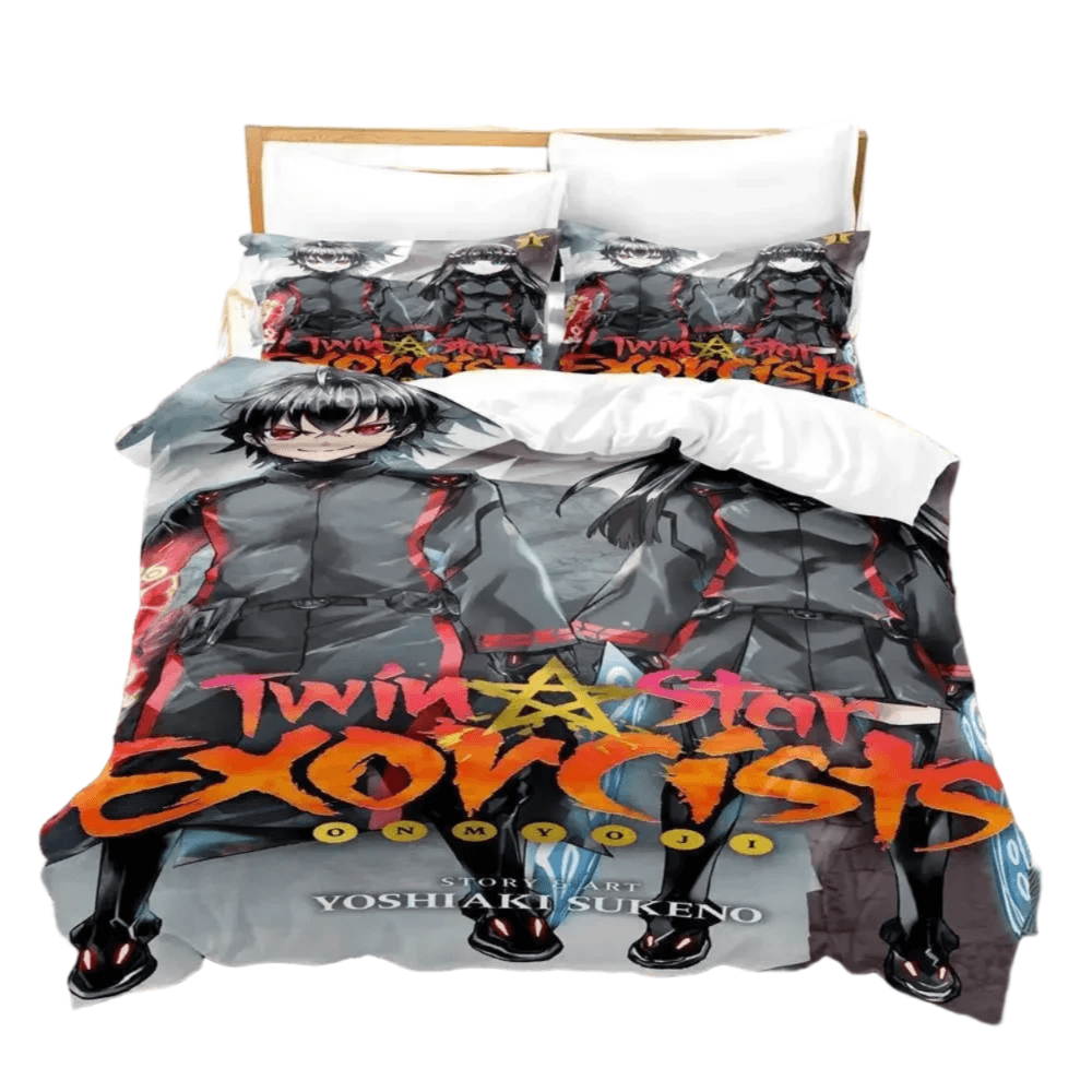 Twin Star Exorcists Benio Adashino And Rokuro Enmado Anime Bedding Set