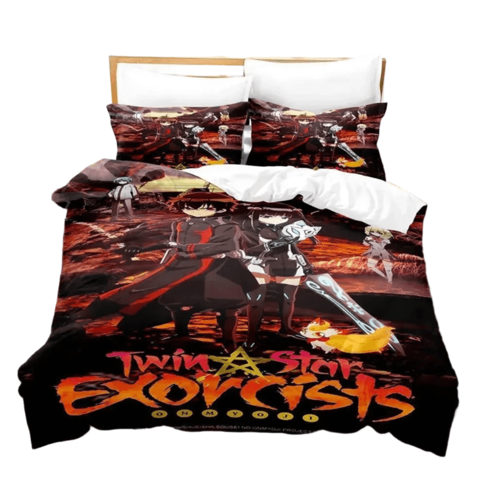 Twin Star Exorcists Anime Character 3D Printed Bedding Set