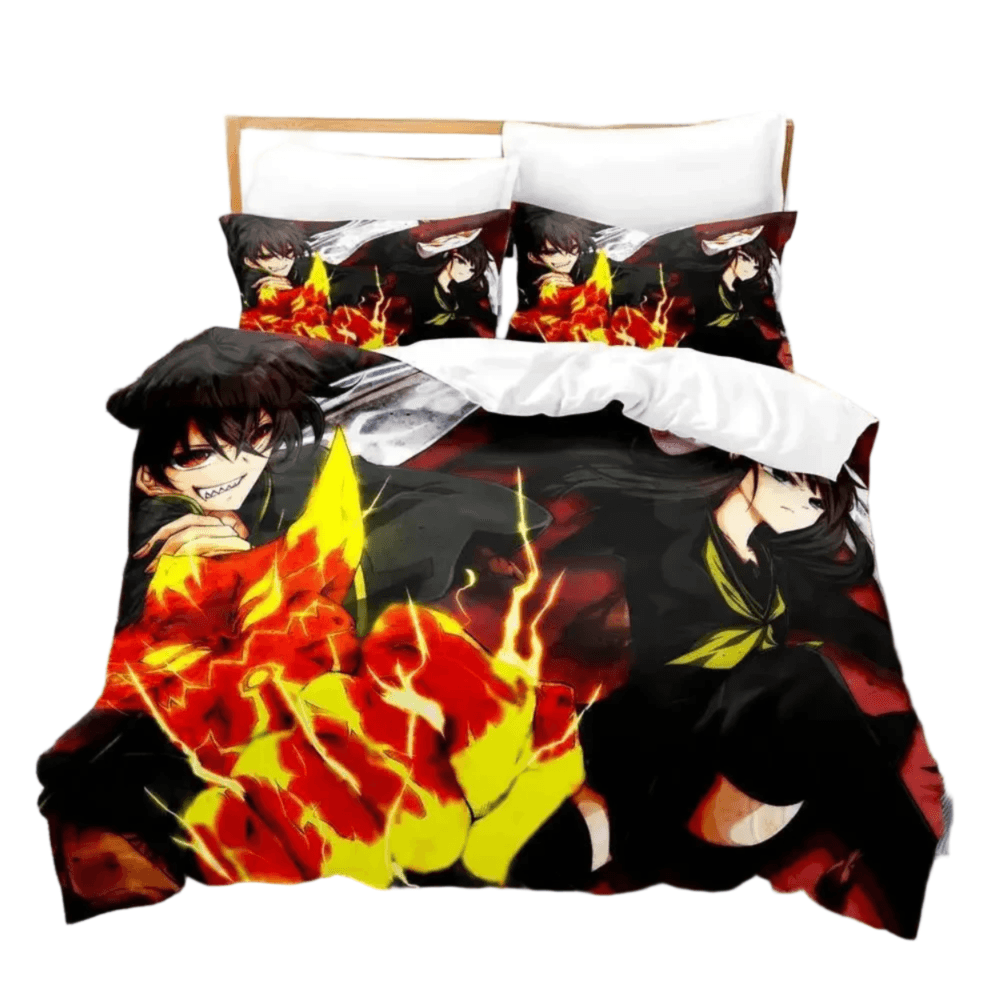 Twin Star Exorcists Rokuro And Benio Anime 3D Printed Bedding Set