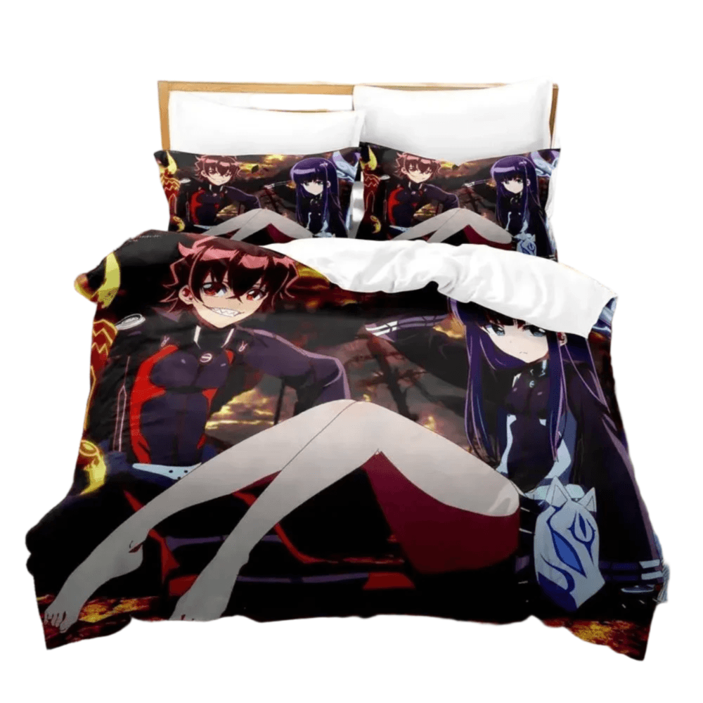 Anime Twin Star Exorcists Rokuro And Benio 3D Printed Bedding Set