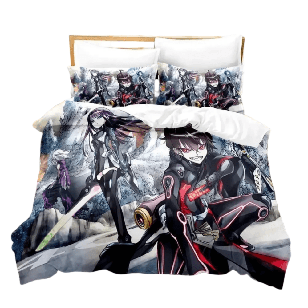 Anime Twin Star Exorcists Benio Adashino And Rokuro Enmado 3D Printed Bedding Set