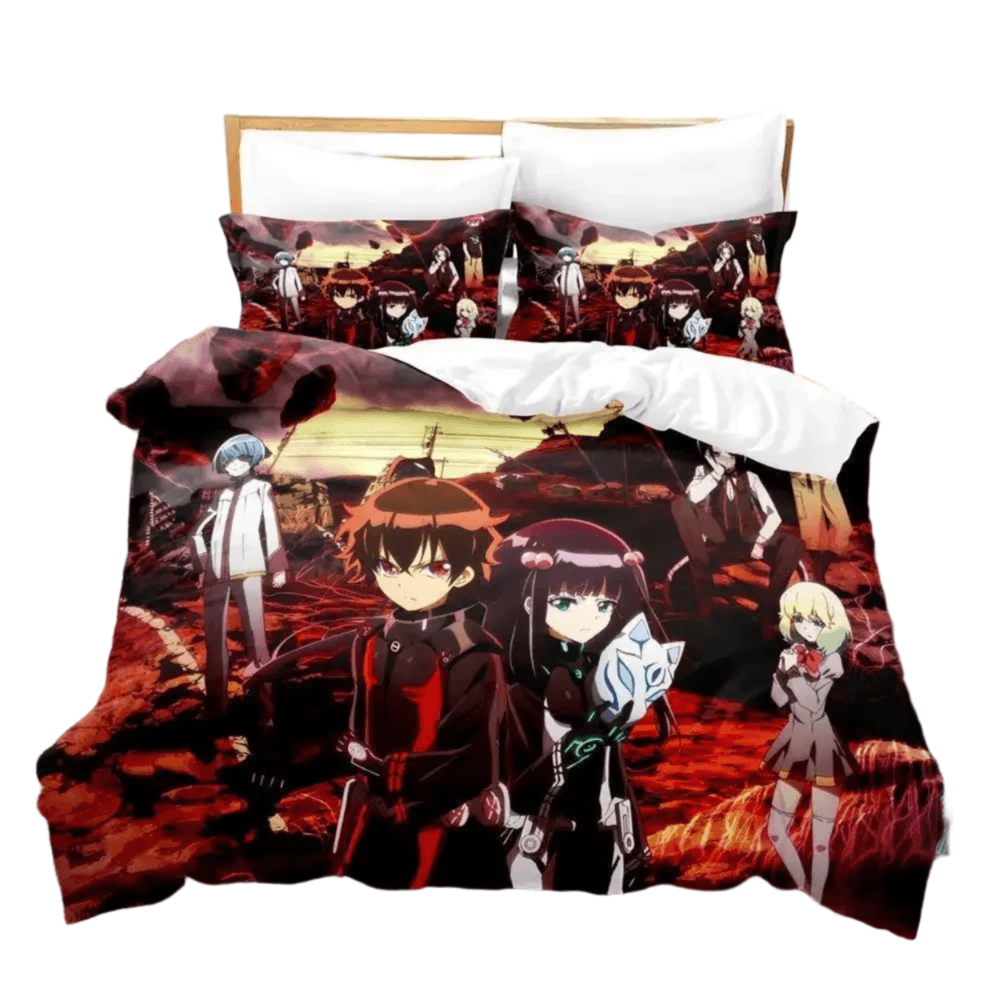 Anime Twin Star Exorcists Character 3D Printed Bedding Set