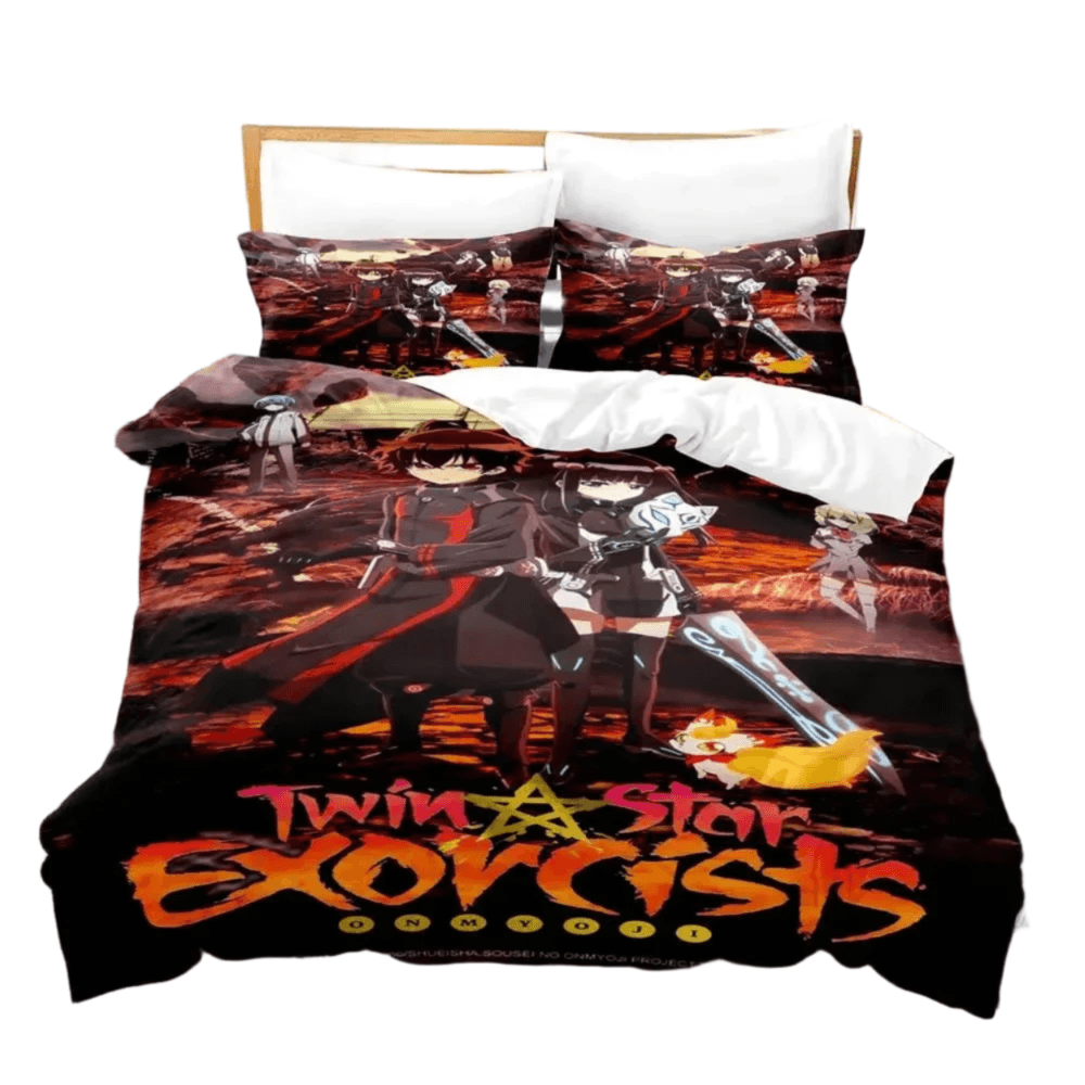 Anime Twin Star Exorcists Characters 3D Print Bedding Set