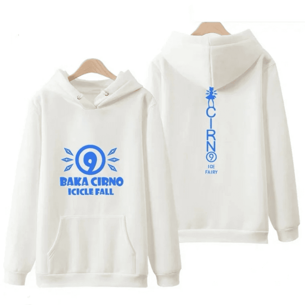 Anime Touhou Project Baka Cirno Icicle Fall Hoodie — detail 1