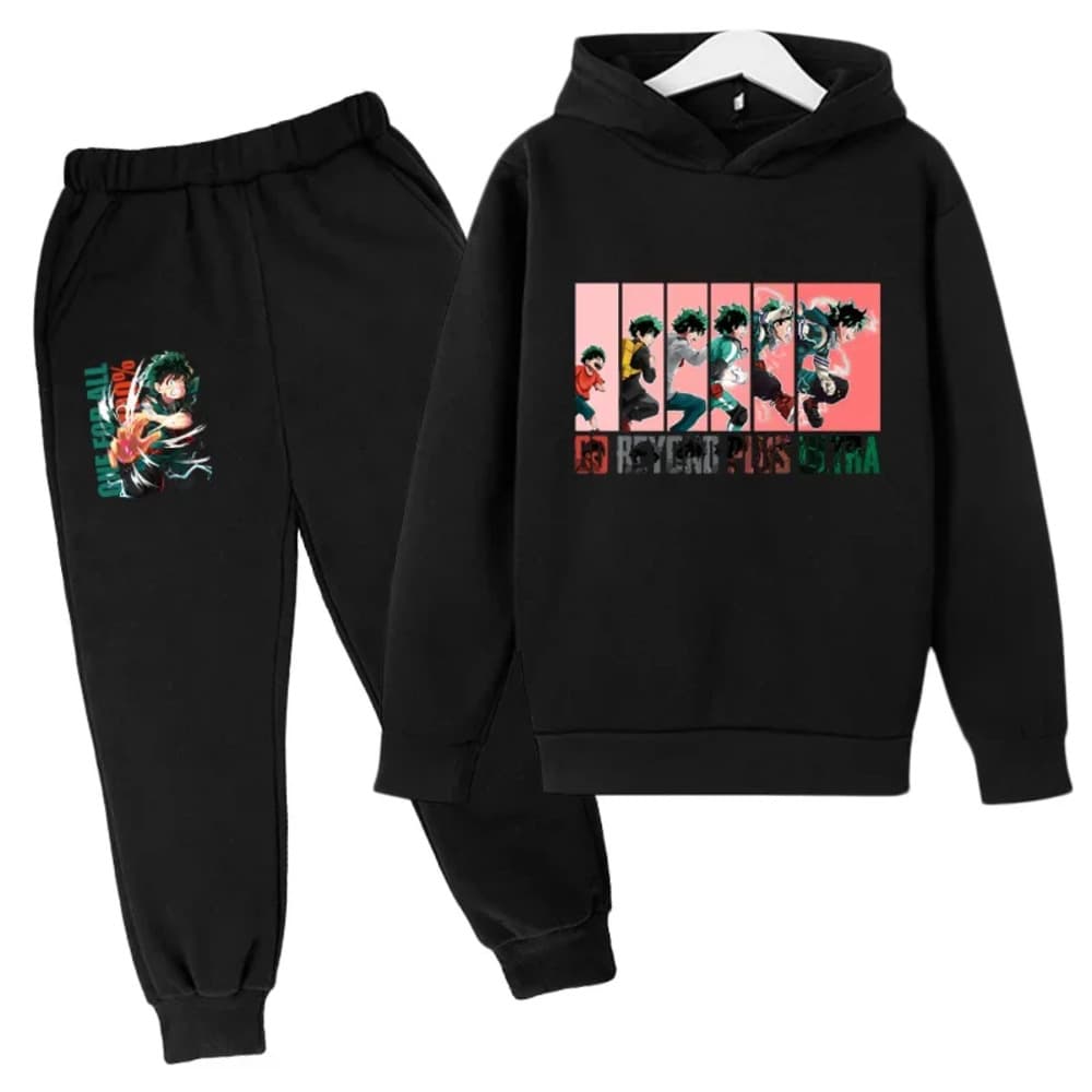 Anime My Hero Academia Izuku Go Beyond Plus Ultra Printed  Hoodie With Pant