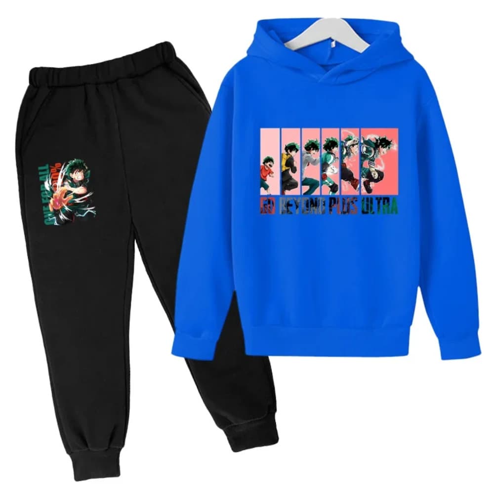 Anime My Hero Academia Izuku Go Beyond Plus Ultra Printed  Hoodie With Pant — detail 2