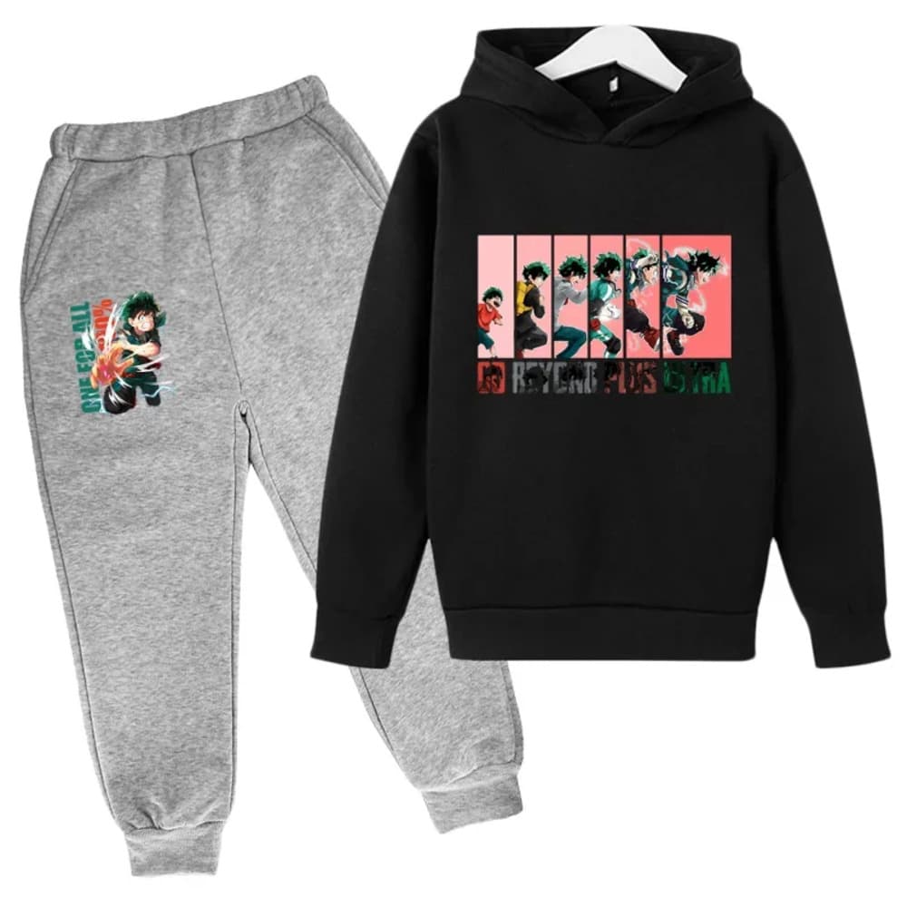 My Hero Academia Anime Izuku Go Beyond Plus Ultra Printed  Hoodie With Pant